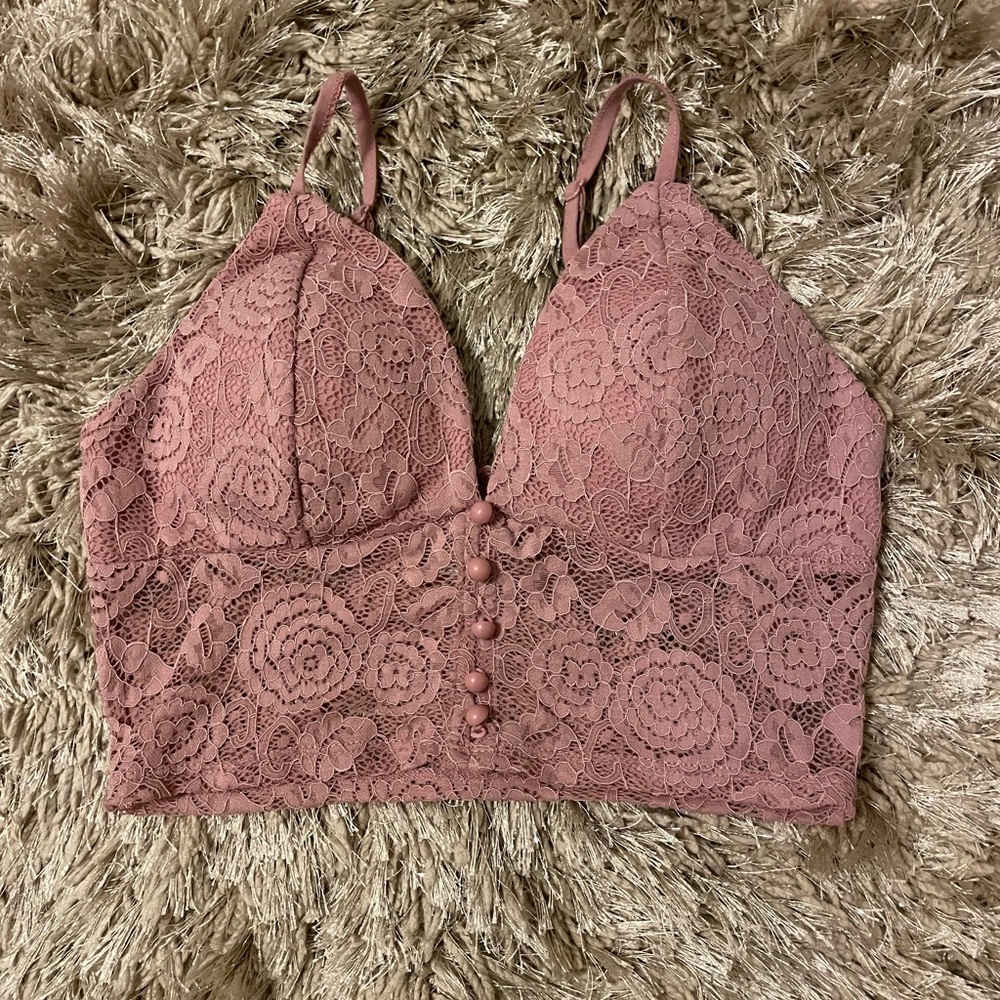 Pink Lace Top